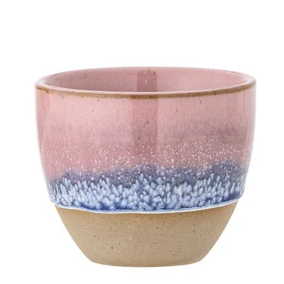 Produktbild von Bloomingville Becher PAULA KLEIN Rosa Blau Keramik 195 ml Tasse Kaffeebecher