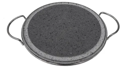 Obrázok produktu pre LAVOVÁ KAMEŇOVÁ DOSKA S RÁMOM, KRUHOVÁ, Ø 26,5 x 1,5 cm
