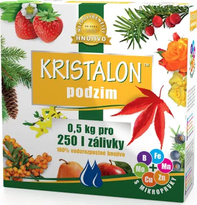Obrázek produktu pro Vodorozpustné hnojivo Kristalon - Podzim 0,5 kg