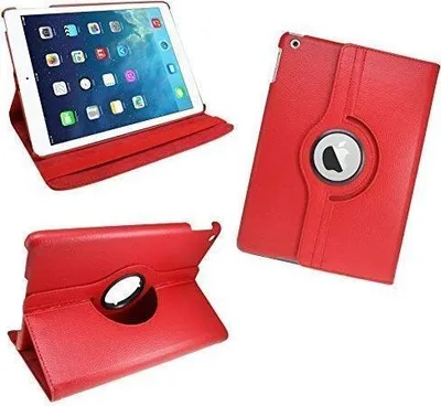 Image de Étui pour tablette rotatif à 360° Cover Etui pour Ipad Mini 4 Rouge