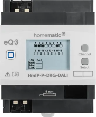 Immagine prodotto di Homematic Radio Gateway HmIP-P-DRG-DALI per guida DIN