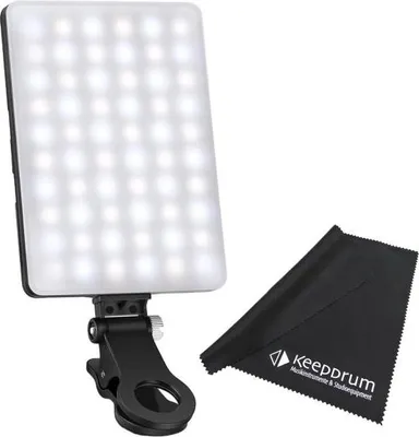 Image de Lampe à pince LED Neewer NL-60AI pour ordinateur portable et smartphone avec chiffon
