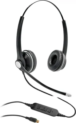 Zdjęcie produktu dla eSTUFF GLB240450, Przewodowa, Biuro/centrum telefoniczne, 160 g, Zestaw słuchawkowy, Czarny