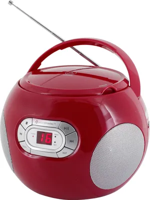 Produktbild von Soundmaster SCD2120RO rt/si CD-Boombox UKW,CD,Hörbuchfunktion,Kopfhöreranschl.