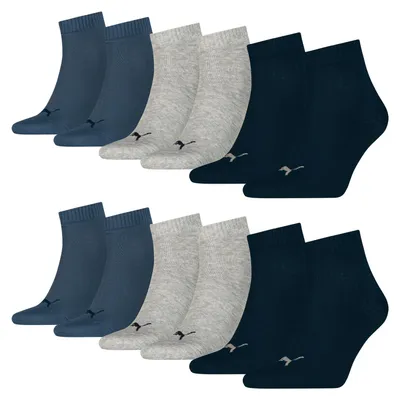 Produktbild von 6 Paar PUMA Uni Quarter Socken