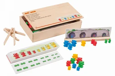 Image de Educo Jeu de tri - avec des ours - jeu Montessori