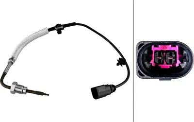 Produktbild von HELLA 6PT 010 376-901 Abgastemperatursensor für AUDI A6 Avant (4G5, 4GD, C7) 420mm