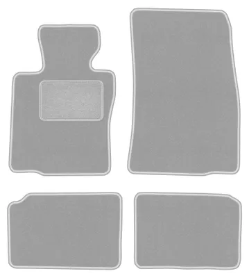 Immagine prodotto di Tappetini in moquette per Mini Countryman R60 2010-2017 (hatchback) – set 4 pezzi, grigi, su misura – Wielganizator OSLO