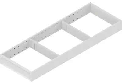Produktbild von Blum Ambia-Line Schubkastenrahmen breit - 572x200x50mm, Stahl seidenweiß matt