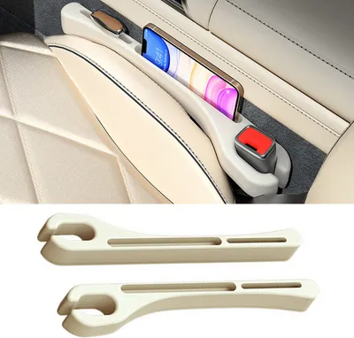 Produktbild von 2PCS Autositz-Lueckenfueller, auslaufsichere Steckstreifen mit Aufbewahrungsorganisator, um das Herunterfallen von Gegenstaenden zu verhindern