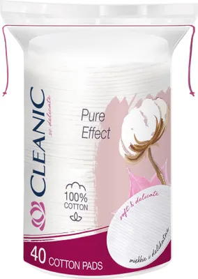 Zdjęcie produktu dla CLEANIC Płatki kosmetyczne Pure 40 szt.