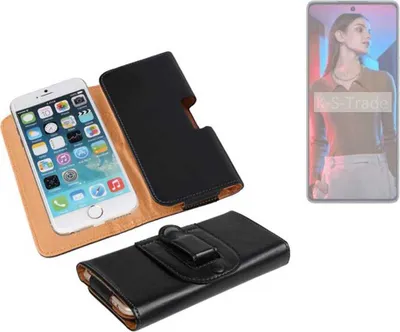 Produktbild von K-S-Trade Schützhülle Handyhülle kompatibel mit Tecno Camon 20 Pro Holster Gürtel Tasche Schutzhülle Handy-Tasche Smartphone Case Seitentasche