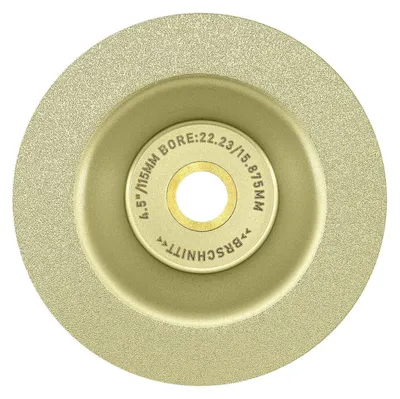 Image de Disque abrasif diamanté, 115 mm, pour utilisation à sec ou à l'eau, adapté au granit, au marbre, aux carreaux, à la pierre, au béton et aux matériaux de maçonnerie, grain #300