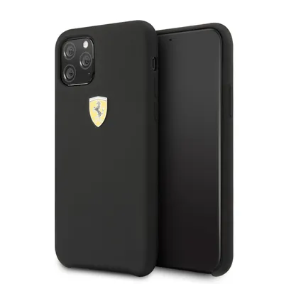 Obrázek produktu pro Pevné pouzdro Ferrari SF-Silicon černé pro Apple iPhone 11 Pro