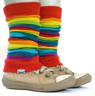 Produktbild von divata Stulpen für Babys und Kinder (Regenbogen) - Kinderstulpen, Babystulpen, B