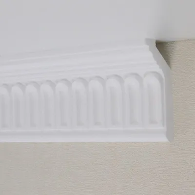 Produktbild von PROVISTON | Stuckleiste | Polystyrol | 32 x 75 x 2000 mm | Weiß | Deckenleiste