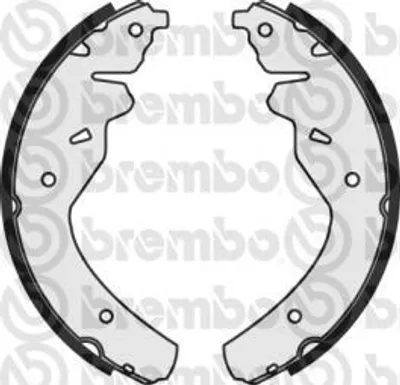 Produktbild von Brembo Bremsbackensatz Hinterachse S 30 509