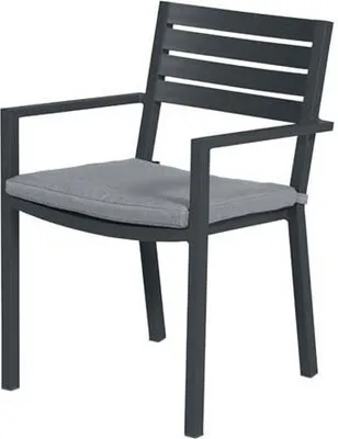 Productafbeelding van Oklahoma dining fauteuil - carbon black - mid grey