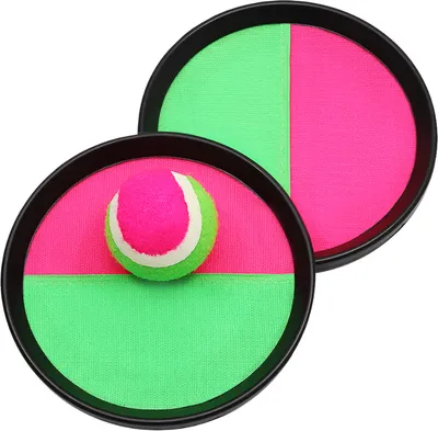 Produktbild von Klettballspiel Set 2 Fangscheiben 1 Ball Wurf- und Fangspiel Gartenspielzeug Outdoor 5631