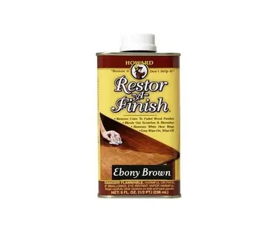 Produktbild von Howard Restor-A-Finish 236 ml EBONY BROWN – Holzauffrischer zur Fleckenentfernung