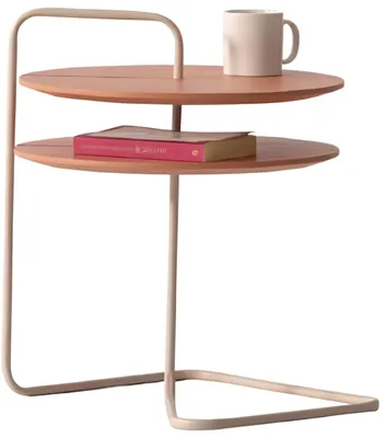 Immagine prodotto di Tavolino di design a due livelli con struttura minimalista