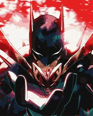 Obrázek produktu pro Malování podle čísel – Batman: Temný... 40 x 50 cm – Ideyka