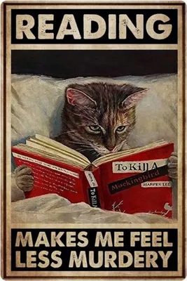 Produktbild von TPFLiving Kunstdruck LW-950 (OHNE RAHMEN) Poster - Leinwand - Wandbild - Hochauflösender Giclée-Druck, langlebig und hochwertig - Lustige Vintage Katzenmotive - Größe: 50x75cm
