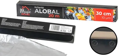 Produktbild von Alufolie MagicHome, 30 cm, L-20 m, 10 µm, Aluminium