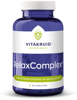 Produktbild von Vitakruid Relaxkomplex u. a. mit Magnesiumtaurat & Vitamin D3 (90 Tabletten)