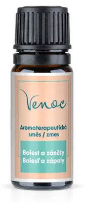 Obrázok produktu pre Aromaterapeutická zmes éterických olejov proti bolesti a zápalom Venoc 10 ml