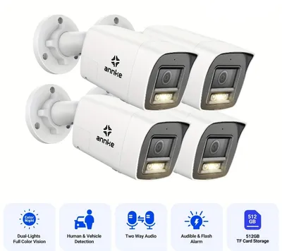 Immagine prodotto di Kit di telecamere di sicurezza - Telecamere di sicurezza per esterni - Telecamere di videosorveglianza - Telecamere per la sorveglianza