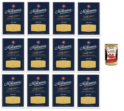 Produktbild von La Molisana Cous Cous Steingeschälter Weizen N°621 12 x 500gr + Italian Gourmet polpa 400g