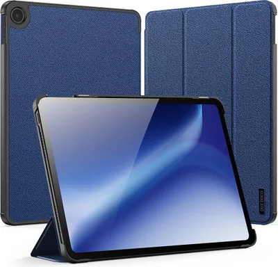 Immagine prodotto di Custodia protettiva con patta per OnePlus Pad Go 2, Dux Ducis Domo, blu scuro