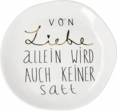 Produktbild von Mix & Match Teller klein "Von Liebe allein"