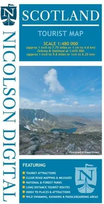 Produktbild von Nicolson Scotland Tourist Map