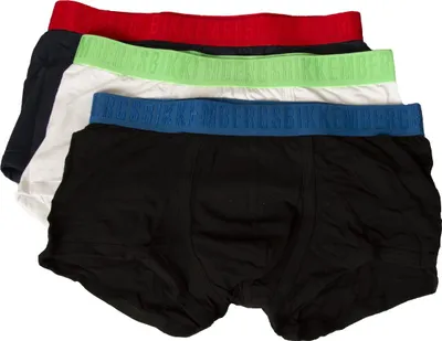 Immagine prodotto di Boxer uomo BIKKEMBERGS confezione 3 pezzi elastico a vista parigamba articolo BKK1UTR04TR tri-pack trunks, L, Cotone 95%,Spandex 5%