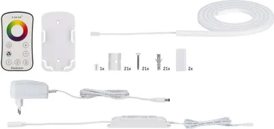 Produktbild von Paulmann MaxLED Flow, Wandstreifenleuchte, Ambiente, Drinnen/Draußen, Weiß, Kunststoff, II