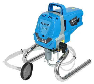 Immagine prodotto di Pistola per pompa verniciatura idrodinamica, pistola a spruzzo vernice ad alta pressione, spruzzatore vernice idrodinamico, kit uso commerciale per forniture di verniciatura per auto casa interiore esteriore, attrezzatura vernice  1100w Baug