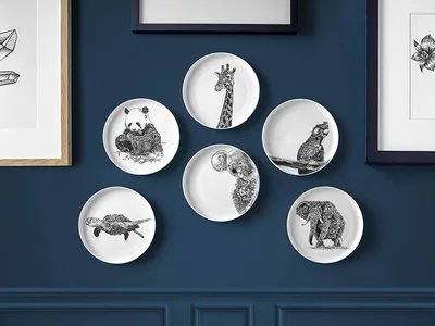 Image de MARINI FERLAZZO Assiette 20 cm, Koala, porcelaine, en boîte cadeau