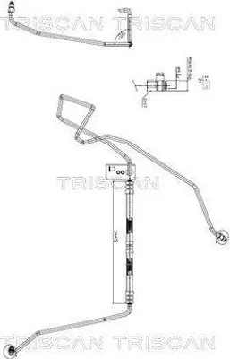 Produktbild von TRISCAN 8516 27002 Servoleitung für VOLVO V70 II (285) von Hydraulikpumpe nach Lenkgetriebe