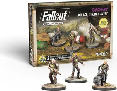 Zdjęcie produktu dla Fallout Ack Ack, Sinjin & Avery - Miniatures Game Expansion - ENG Edition