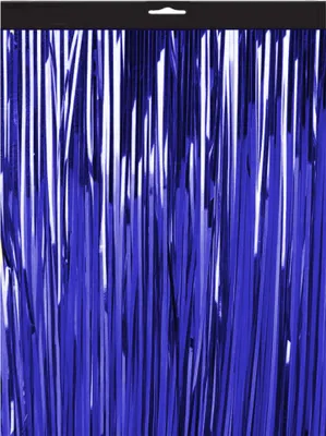 Produktbild von Lametta Vorhang 1 x 1 m, Blau