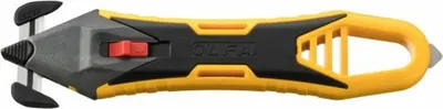 Image de Cutter Olfa Jaune Noir Métal Acier inoxydable Plastique Sécurité
