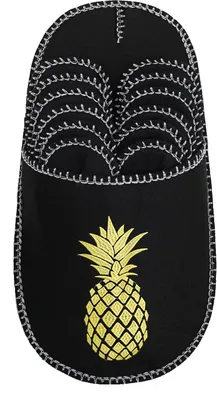 Produktbild von ONVAYA® ABS Gästepantoffel | Ananas | 6er Set | Antirutsch Sohle | Hausschuhe | Filzpantoffel | Gr. 36-45 | verschiedene Farben | Gästehausschuhe