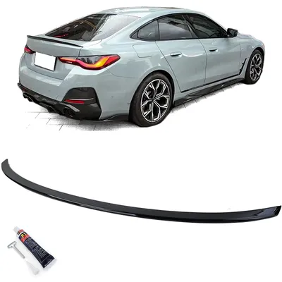 Produktbild von Heckspoiler Spoilerlippe schwarz glänzend für BMW 4er G26 Gran Coupe ab 2020