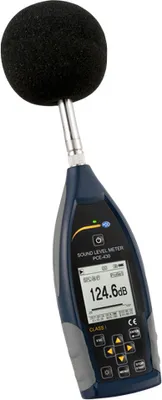 Image de PCE Instruments PCE-430 Sonomètre 22 - 136 db(A) 3 Hz - 20 kHz Filtre octave 8 Hz-16kHz Classe de précision 1