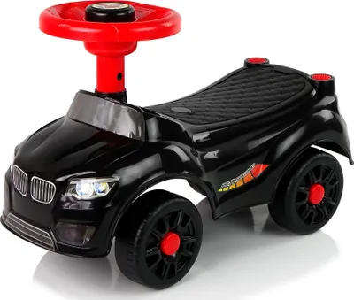 Produktbild von Lean Toys Rutschauto Aufsitzauto Fahrzeug Hupe Schiebewagen Kühlergrill , Größe:UNIVERSAL