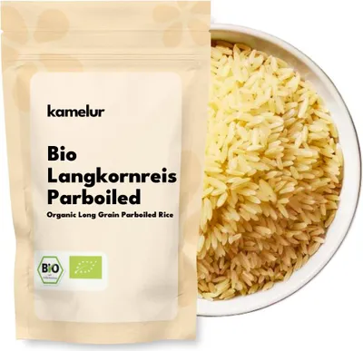 Produktbild von Kamelur® Bio Langkornreis paraboiled 500  g