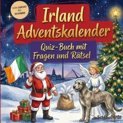 Produktbild von Irland-Adventskalender: Quiz-Buch mit Fragen und Rätsel