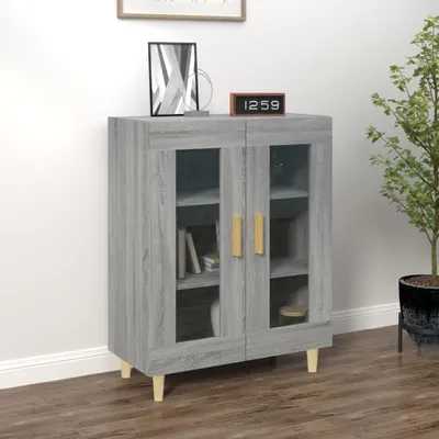 Obrázok produktu pre vidaXL Príborník Grey Sonoma 69,5x34x90 cm odvodený výrobok z dreva